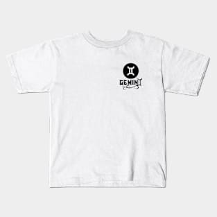 Gemini Star Sign Kids T-Shirt